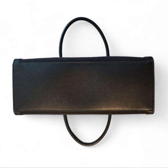 Kate Spade New York Seely Lane Lana Rose Satchel Leopard Cross Stitch Purse - Picture 6 of 8